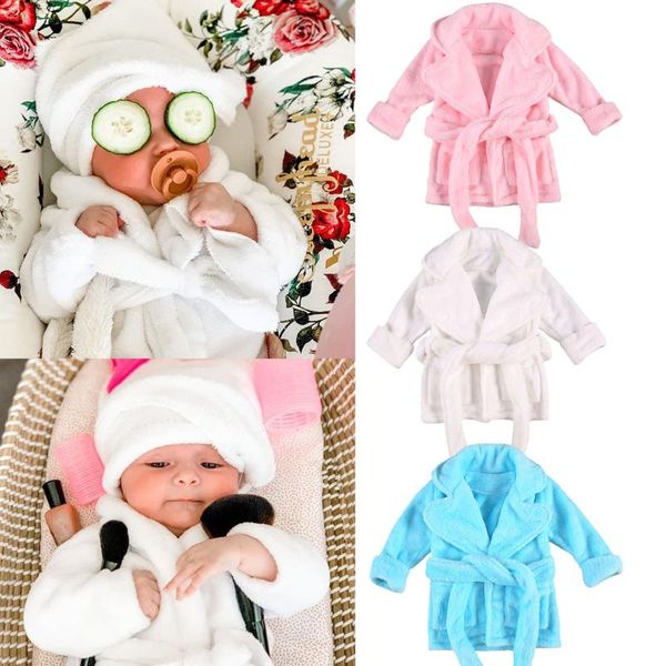 pajamas toddler baby girl boy bathrobe autumn winter warm thick long sleeve flannel robe soft with belt pocket clothing sleepwear, Blue;red
pajamas toddler baby girl boy bathrobe autumn winter warm thick long sleeve flannel robe soft with belt pocket clothing sleepwear, Blue;red