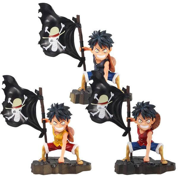 18cm 3styles op the grandline monkey d luffy with pirates flag anime pvc action figure toys
18cm 3styles op the grandline monkey d luffy with pirates flag anime pvc action figure toys