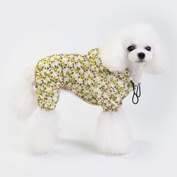 dog apparel pet raincoat with hat durable and windproof small medium dogs waterproof floral patterns trench coat
dog apparel pet raincoat with hat durable and windproof small medium dogs waterproof floral patterns trench coat