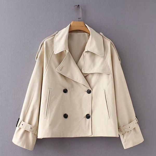 women's jackets women fashion fall winter long sleeve turn-down collar double breasted button pockets casual loose lady coat, Black;brown
women's jackets women fashion fall winter long sleeve turn-down collar double breasted button pockets casual loose lady coat, Black;brown