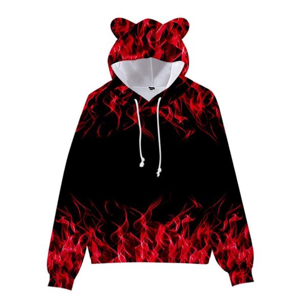 men's hoodies & sweatshirts 3d printing color children's pullover boys girls cartoon cute cat ears comfortable sweatshirt, Black
men's hoodies & sweatshirts 3d printing color children's pullover boys girls cartoon cute cat ears comfortable sweatshirt, Black