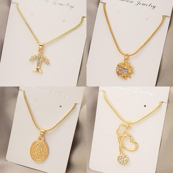 ins metal sautoir creative set auger plane restoring ancient ways of individual character female like necklace pendant necklaces, Silver
ins metal sautoir creative set auger plane restoring ancient ways of individual character female like necklace pendant necklaces, Silver