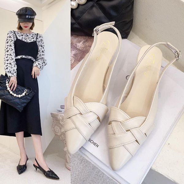 sandals 2021 summer women heels dress shoes weave slingback pointed toe ladies retro sandalias mujer black 9206c
sandals 2021 summer women heels dress shoes weave slingback pointed toe ladies retro sandalias mujer black 9206c