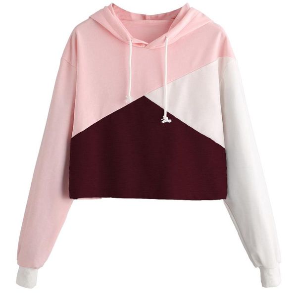women's t-shirt women spring casual color block patchwork long sleeve drawstring hoodie pullover sweatshirt for teens street t-shir, White
women's t-shirt women spring casual color block patchwork long sleeve drawstring hoodie pullover sweatshirt for teens street t-shir, White