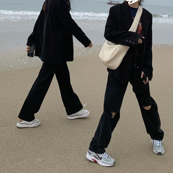 women's jeans family black hole straight tube loose 2021 high waist thin wide leg pants spring and autumn, Blue
women's jeans family black hole straight tube loose 2021 high waist thin wide leg pants spring and autumn, Blue
