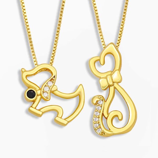 pendant necklaces cute cat necklace for women gold plated small dog polished cz cubic zirconia wholesale jewelery gifts nket83, Silver
pendant necklaces cute cat necklace for women gold plated small dog polished cz cubic zirconia wholesale jewelery gifts nket83, Silver
