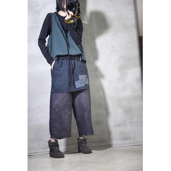 women's pants & capris women loose ramie patchwork ladies elastic waist spliced trousers female 2021 wide leg summer, Black;white
women's pants & capris women loose ramie patchwork ladies elastic waist spliced trousers female 2021 wide leg summer, Black;white