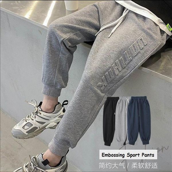 boy's spring/autumn casual pants children's cotton stylish embossing print drawcord trousers kids outdoor home cozy clothing, Blue
boy's spring/autumn casual pants children's cotton stylish embossing print drawcord trousers kids outdoor home cozy clothing, Blue