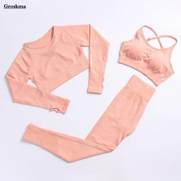 yoga outfit seamless crop bra+high waist pants women 3 piece set fitness gym suits outdoor sportswear running clothing t shirt exercise
yoga outfit seamless crop bra+high waist pants women 3 piece set fitness gym suits outdoor sportswear running clothing t shirt exercise