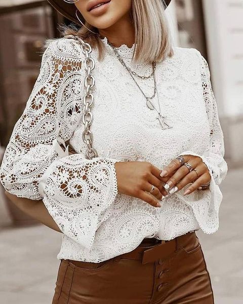 spring autumn stand-up collar black and white lace hollowed-out o l style casual women's wear mandarin long sleeve blouses & shirts
spring autumn stand-up collar black and white lace hollowed-out o l style casual women's wear mandarin long sleeve blouses & shirts