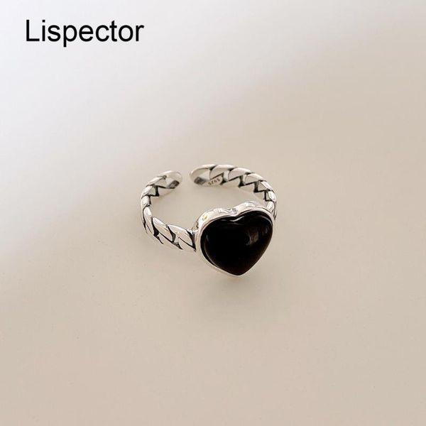 cluster rings lispector 925 sterling silver vintage black agate stone love heart for women men retro cuban chain ring couple jewelry, Golden;silver
cluster rings lispector 925 sterling silver vintage black agate stone love heart for women men retro cuban chain ring couple jewelry, Golden;silver