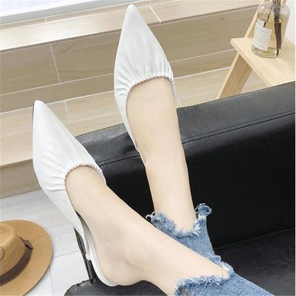 slippers 2021 half ladies pointed stiletto sandals fashion muller shoes large size women's, Black
slippers 2021 half ladies pointed stiletto sandals fashion muller shoes large size women's, Black