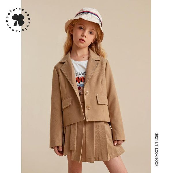 girls' small suit 2021 spring and autumn children's foreign style big leisure girl's college women's two piece pants, White
girls' small suit 2021 spring and autumn children's foreign style big leisure girl's college women's two piece pants, White