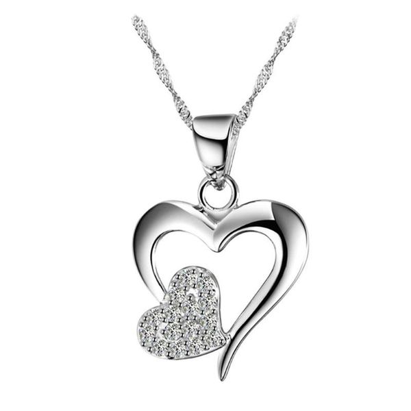 pendant necklaces fashion women silver plated hollow love heart rhinestone inlaid necklace for party wedding
pendant necklaces fashion women silver plated hollow love heart rhinestone inlaid necklace for party wedding