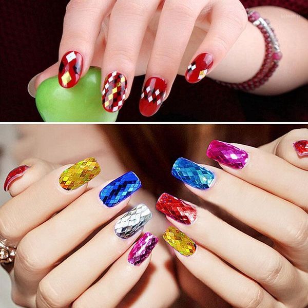 2g nail art sequins laser holo glitters set 3d dazzling charm tips manicure accessories decorations 1, Silver;gold
2g nail art sequins laser holo glitters set 3d dazzling charm tips manicure accessories decorations 1, Silver;gold