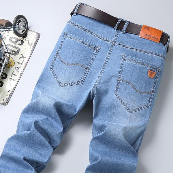 men's fashion business jeans classic style casual stretch slim jean pants male brand denim trousers black light blue
men's fashion business jeans classic style casual stretch slim jean pants male brand denim trousers black light blue