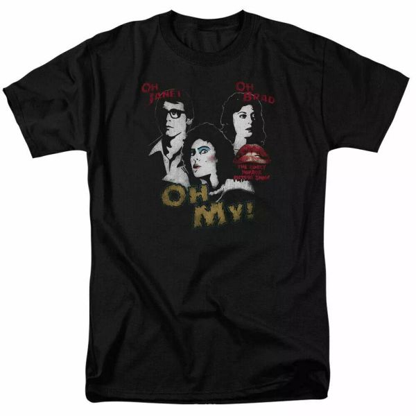 The Rocky Horror Picture Show Oh 3 Ways T Shirt Licensed Horror Movie Tee Black, White;black
The Rocky Horror Picture Show Oh 3 Ways T Shirt Licensed Horror Movie Tee Black, White;black