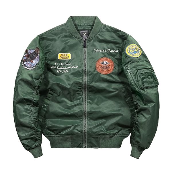 pilot men's 2021 spring and autumn korean version new air force ma1 us style large military jacket trend, Black
pilot men's 2021 spring and autumn korean version new air force ma1 us style large military jacket trend, Black