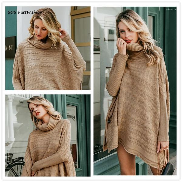 women's sweaters sos shop turtlneck knitted women poncho cloak sweater bat sleeve autumn winter female pullover side split capes, White;black
women's sweaters sos shop turtlneck knitted women poncho cloak sweater bat sleeve autumn winter female pullover side split capes, White;black