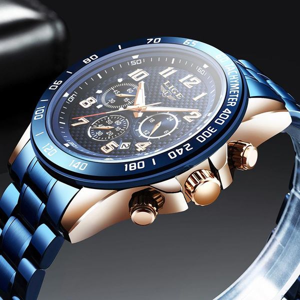 wristwatches lige 2021 fashion blue watch for man all steel quartz mens watches military waterproof clock relogios masculin, Slivery;brown
wristwatches lige 2021 fashion blue watch for man all steel quartz mens watches military waterproof clock relogios masculin, Slivery;brown