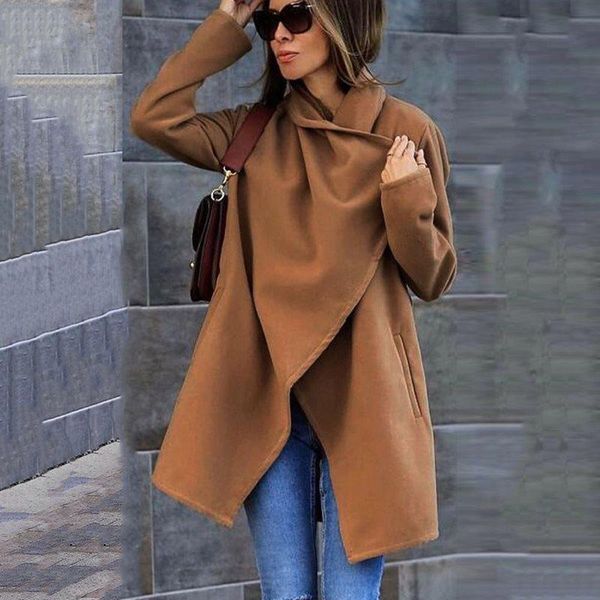 women's trench coats winter office ladies casual plus size blue vintage women long overcoats loose plain belt pockets autumn female, Tan;black
women's trench coats winter office ladies casual plus size blue vintage women long overcoats loose plain belt pockets autumn female, Tan;black