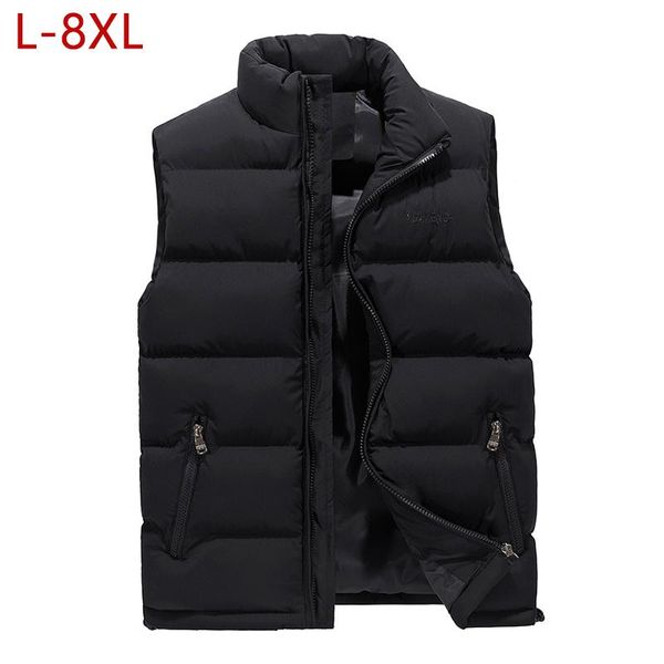 men's vests -8xl winter casual varsity vest cotton for men classic parka thick warm waistcoat male padded sleeveless jacket, Black;white
men's vests -8xl winter casual varsity vest cotton for men classic parka thick warm waistcoat male padded sleeveless jacket, Black;white