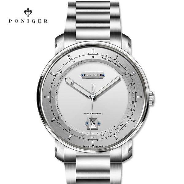 wristwatches poniger 316l stainless steel men mechanical watch miyota automatic movement wristwatch sapphire glass waterproof 50m, Slivery;brown
wristwatches poniger 316l stainless steel men mechanical watch miyota automatic movement wristwatch sapphire glass waterproof 50m, Slivery;brown