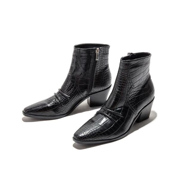 boots zipper women's leather pointe shoes snake print boots-women clogs platform luxury designer pointy ladies 2021 ankle high h, Black
boots zipper women's leather pointe shoes snake print boots-women clogs platform luxury designer pointy ladies 2021 ankle high h, Black