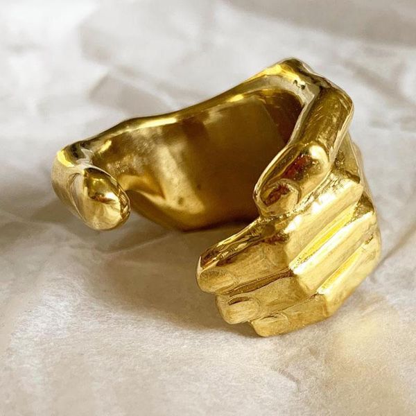 cluster rings vintage hand ring adjustable lover couple for women men open cuff gothic party wedding jewelry anillos bague, Golden;silver
cluster rings vintage hand ring adjustable lover couple for women men open cuff gothic party wedding jewelry anillos bague, Golden;silver