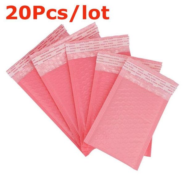 gift wrap 20pcs bubble mailers padded envelopes lined poly mailer self seal pink envelope waterproof express mailing bag
gift wrap 20pcs bubble mailers padded envelopes lined poly mailer self seal pink envelope waterproof express mailing bag