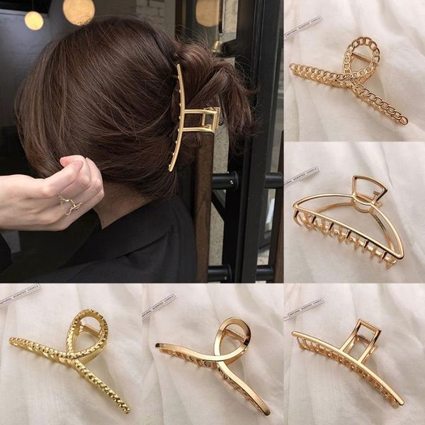 oversize for women girls geometric hair claw clamps metal crab cross clip solid color hairpins accessories
oversize for women girls geometric hair claw clamps metal crab cross clip solid color hairpins accessories