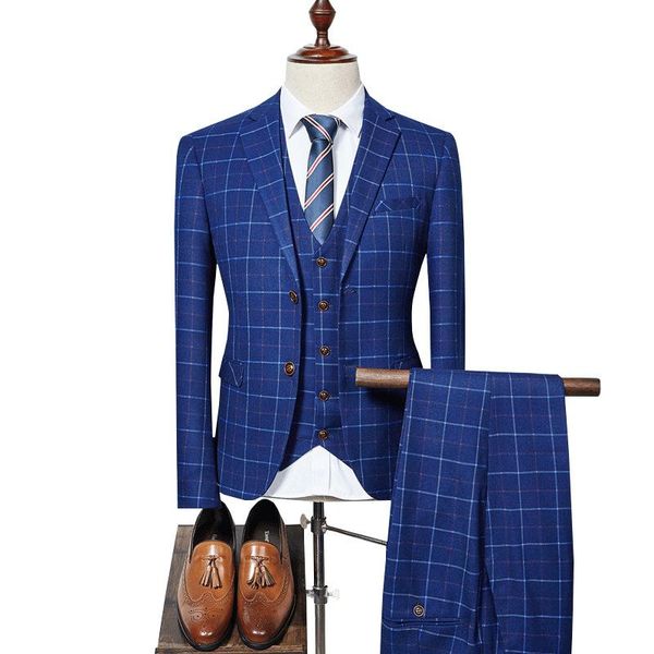 men's suits & blazers 2021 mens wedding tuxedos autumn business slim plaids three-piece groom dress two-button suit ( jacket + vest pan, White;black
men's suits & blazers 2021 mens wedding tuxedos autumn business slim plaids three-piece groom dress two-button suit ( jacket + vest pan, White;black