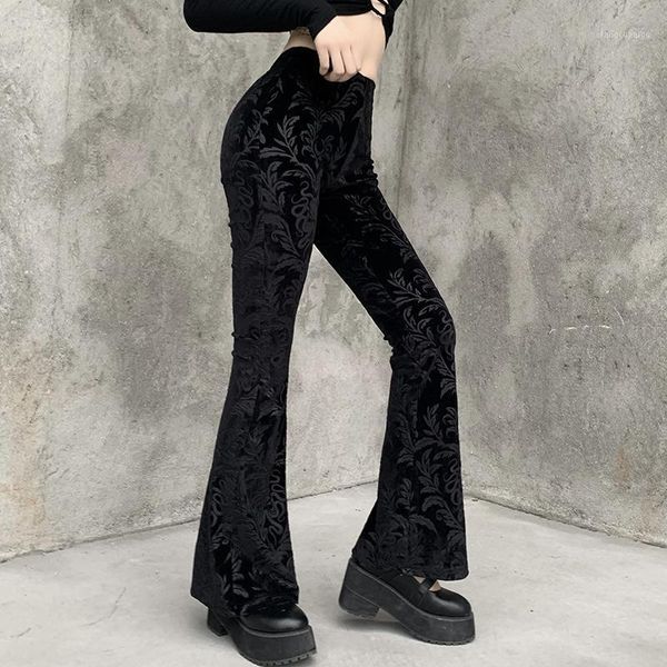 women's pants & capris black print ladies trousers flare goth high waist harajuku streetwear wide leg pant gothic street, Black;white
women's pants & capris black print ladies trousers flare goth high waist harajuku streetwear wide leg pant gothic street, Black;white