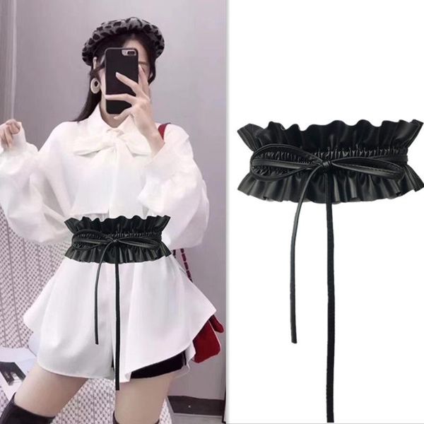belts lace up corset waist belt elastic wide wave selvedge fashion knot trendy stylish dress cinch woman waistband, Black;brown
belts lace up corset waist belt elastic wide wave selvedge fashion knot trendy stylish dress cinch woman waistband, Black;brown