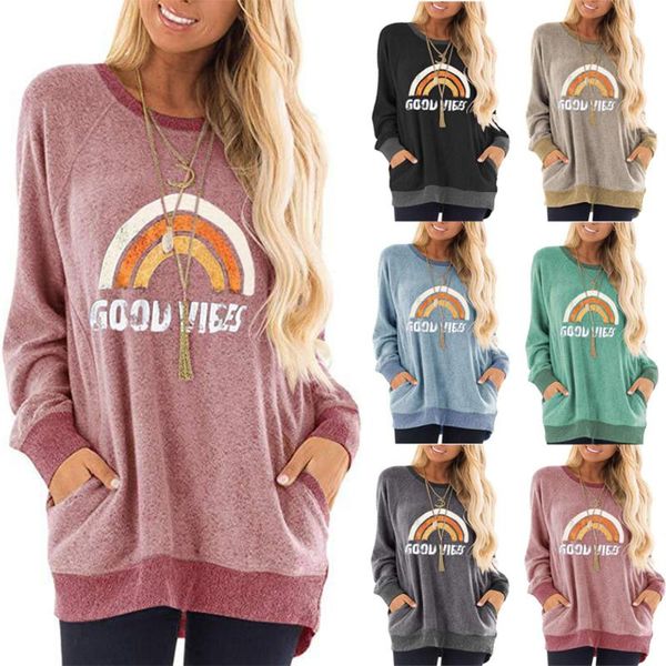 women crew neck long sleeve casual sweatshirt tunic blouse with pockets women's hoodies & sweatshirts, Black
women crew neck long sleeve casual sweatshirt tunic blouse with pockets women's hoodies & sweatshirts, Black