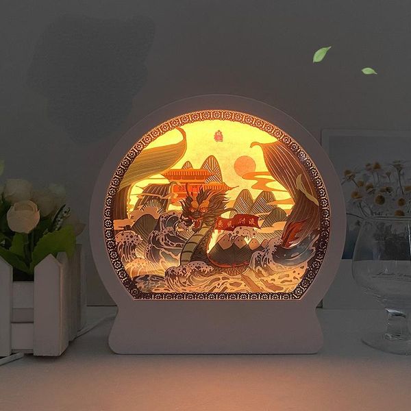 other event & party supplies chinese style dragon boat festival gift 3d light and shadow paper carving lamp creative custom
other event & party supplies chinese style dragon boat festival gift 3d light and shadow paper carving lamp creative custom