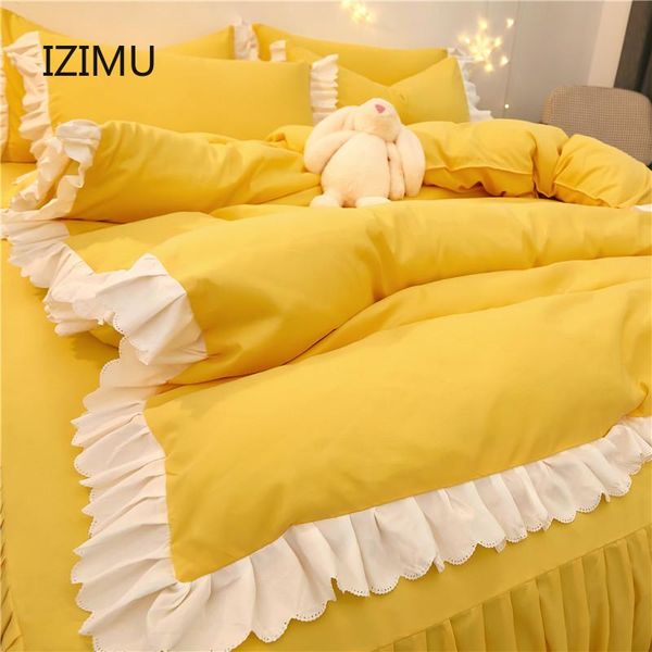 bedding sets izimu european khaki set double ruffle lace duvet cover elegant bedspread bed sheet wedding decor clothes
bedding sets izimu european khaki set double ruffle lace duvet cover elegant bedspread bed sheet wedding decor clothes