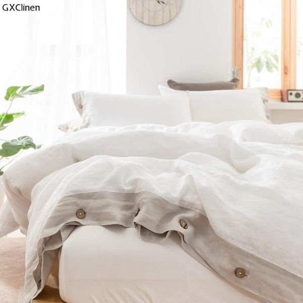bedding sets enzyme washed linen duvet cover 3pcs set king full twin farmhouse quilt with coconut button closure
bedding sets enzyme washed linen duvet cover 3pcs set king full twin farmhouse quilt with coconut button closure