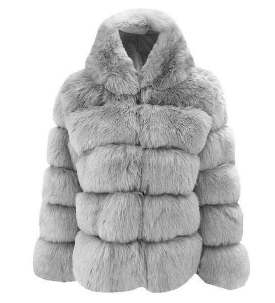 women's fur & faux winter coat women plus size warm long sleeve jacket hooded overcoat, Black
women's fur & faux winter coat women plus size warm long sleeve jacket hooded overcoat, Black