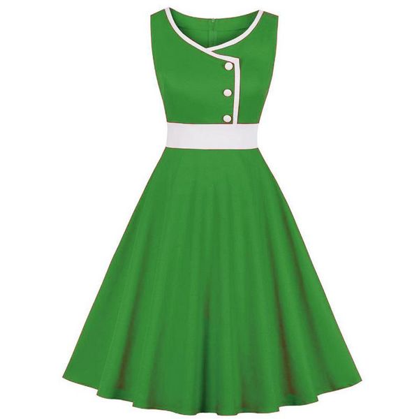 casual dresses plus size green red women summer dress solid color retro vintage 50s 60s party office robe rockabilly vestidos, Black;gray
casual dresses plus size green red women summer dress solid color retro vintage 50s 60s party office robe rockabilly vestidos, Black;gray