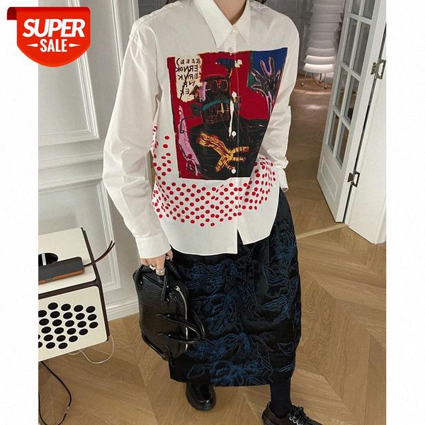 abstract graffiti personality shirt female long-sleeved white fashion interior design sense korean women #ud6g
abstract graffiti personality shirt female long-sleeved white fashion interior design sense korean women #ud6g