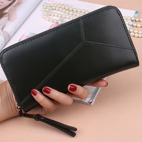 wallets bifold wallet women's all-match long stitched zipper small fresh exquisite women 2021 fashion, Red;black
wallets bifold wallet women's all-match long stitched zipper small fresh exquisite women 2021 fashion, Red;black