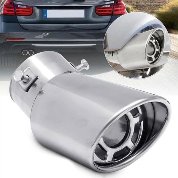 

parts stainless steel car tailpipe beautiful tail universal exhaust muffler pipe refitting auto