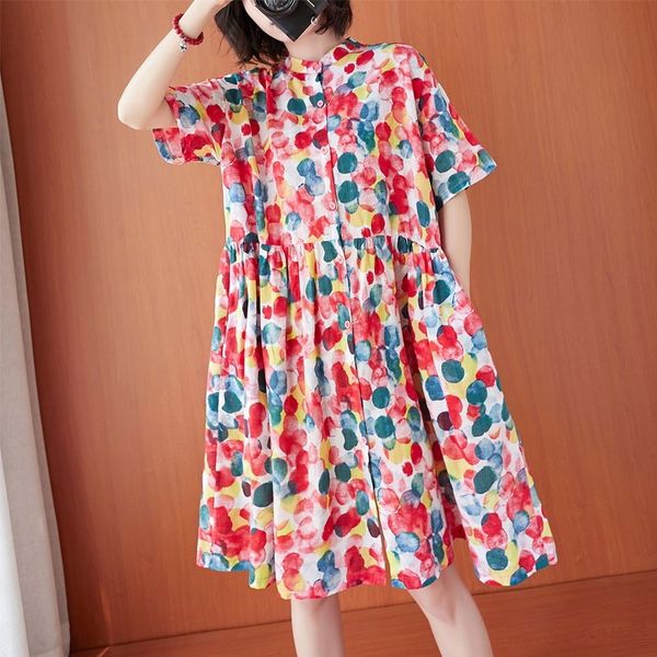oversized women cotton linen shirt dress new arrival summer vintage style floral print loose female casual dresses s3542 210412, Black;gray
oversized women cotton linen shirt dress new arrival summer vintage style floral print loose female casual dresses s3542 210412, Black;gray