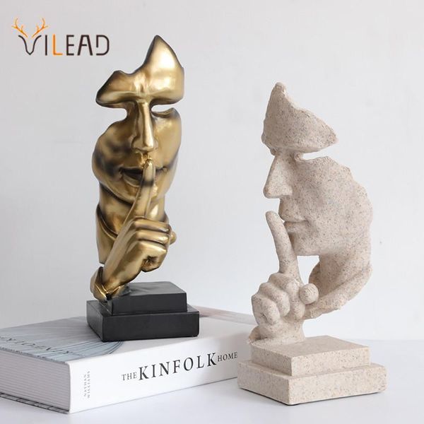 27cm silence is golden face statue abstract ornaments statuettes sculpture craft for office vintage home decoration decorative objects & fig
27cm silence is golden face statue abstract ornaments statuettes sculpture craft for office vintage home decoration decorative objects & fig