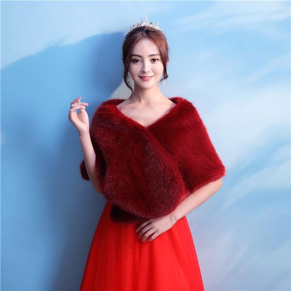 wraps & jackets burgundy wedding winter wear warm faux fur bridal special occasion party wrap shawl bolera, White
wraps & jackets burgundy wedding winter wear warm faux fur bridal special occasion party wrap shawl bolera, White