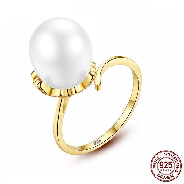 cluster rings authentic 925 sterling silver freshwater cultured pearl ring women wedding band engagement gold color jewelry s925, Golden;silver
cluster rings authentic 925 sterling silver freshwater cultured pearl ring women wedding band engagement gold color jewelry s925, Golden;silver