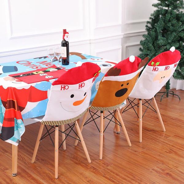 chair covers 2021 santa claus kitchen table christmas holiday home party decoration fundas para sillas de comedor 
chair covers 2021 santa claus kitchen table christmas holiday home party decoration fundas para sillas de comedor
