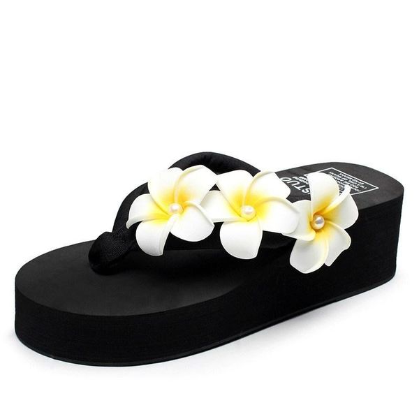 slippers woman beach flip flops summer sandals wedges bohemia ladies platform high heels shoes female, Black
slippers woman beach flip flops summer sandals wedges bohemia ladies platform high heels shoes female, Black