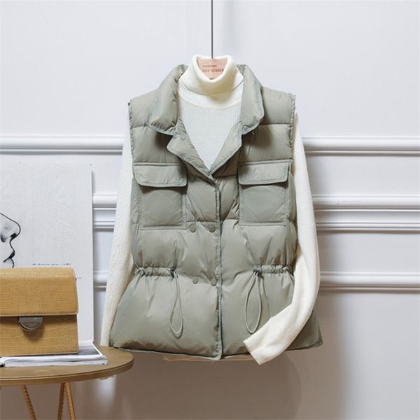 ultra light down vest jacket women loose short windproof lightweight warm waistcoat white duck coat sleeveless 210430, Black
ultra light down vest jacket women loose short windproof lightweight warm waistcoat white duck coat sleeveless 210430, Black